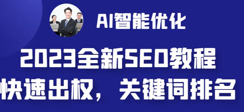 图片[1]-2023最新网站AI智能优化SEO教程，简单快速出权重，AI自动写文章+AI绘画配图-阿灿说钱