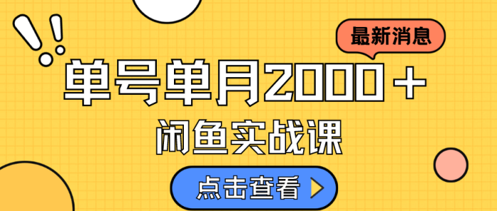 咸鱼虚拟资料新模式，月入2w＋，可批量复制，单号一天50-60没问题 多号多撸-大牛创业笔记