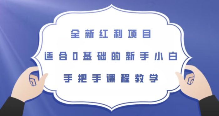 全新红利项目,零基础新手也能轻松上手【揭秘】-大牛创业笔记